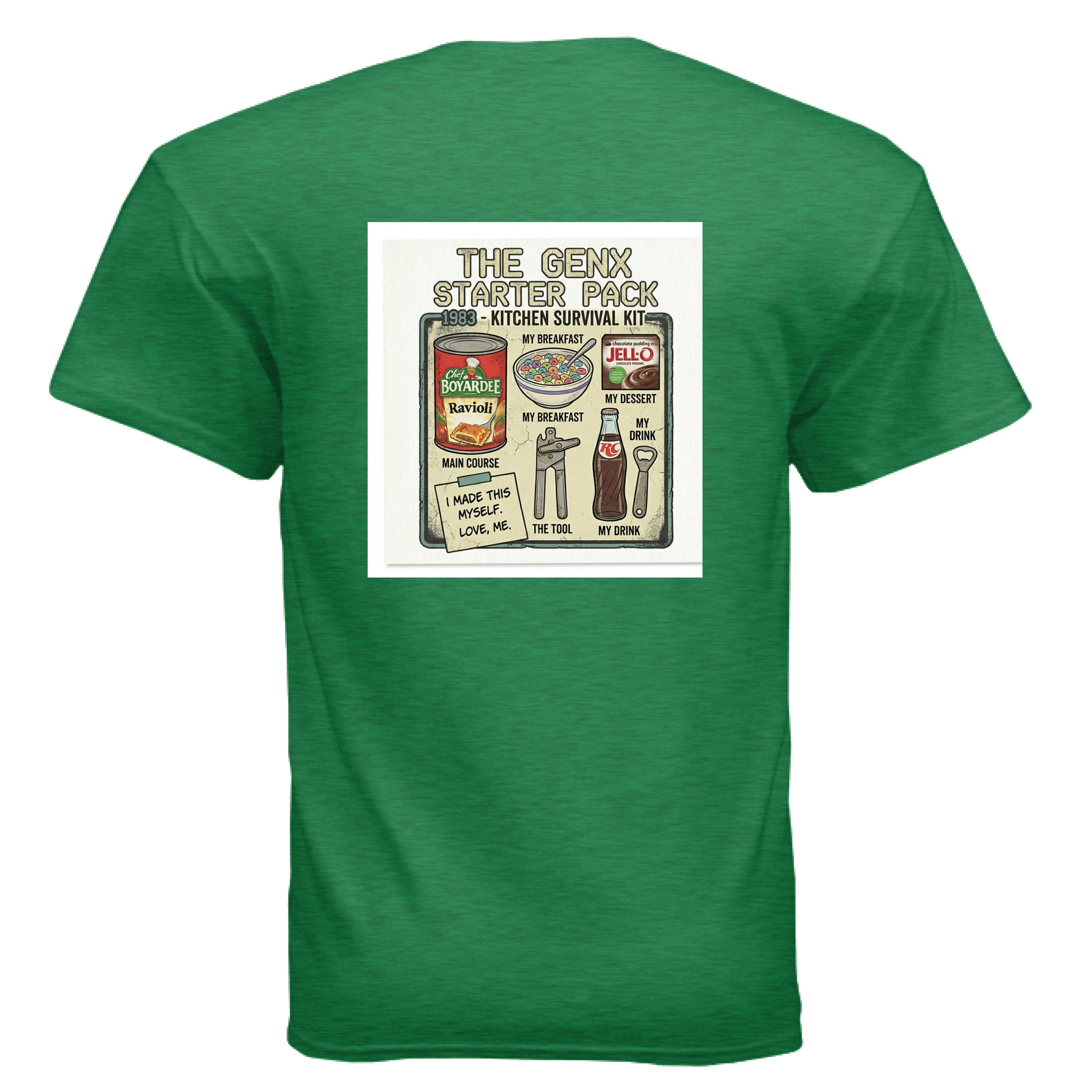 ANTIQUE IRISH GREEN - BACK